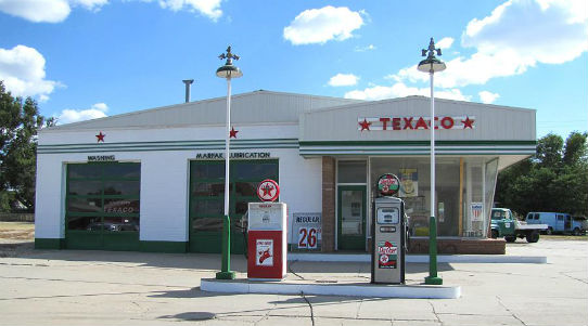 Mark Burnett's Restored Texaco Station Mark Burnett's Restored Texaco Station